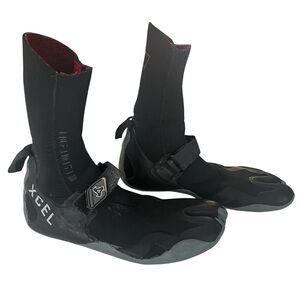 XCEL Infiniti 3mm Split Toe Wetsuit Boots Men’s 7 / Women's 8 Black/Grey